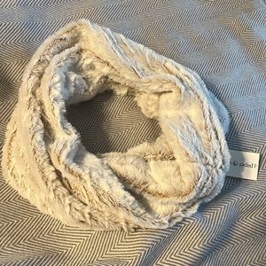 Ultra soft fur infinity scarf new with tags
